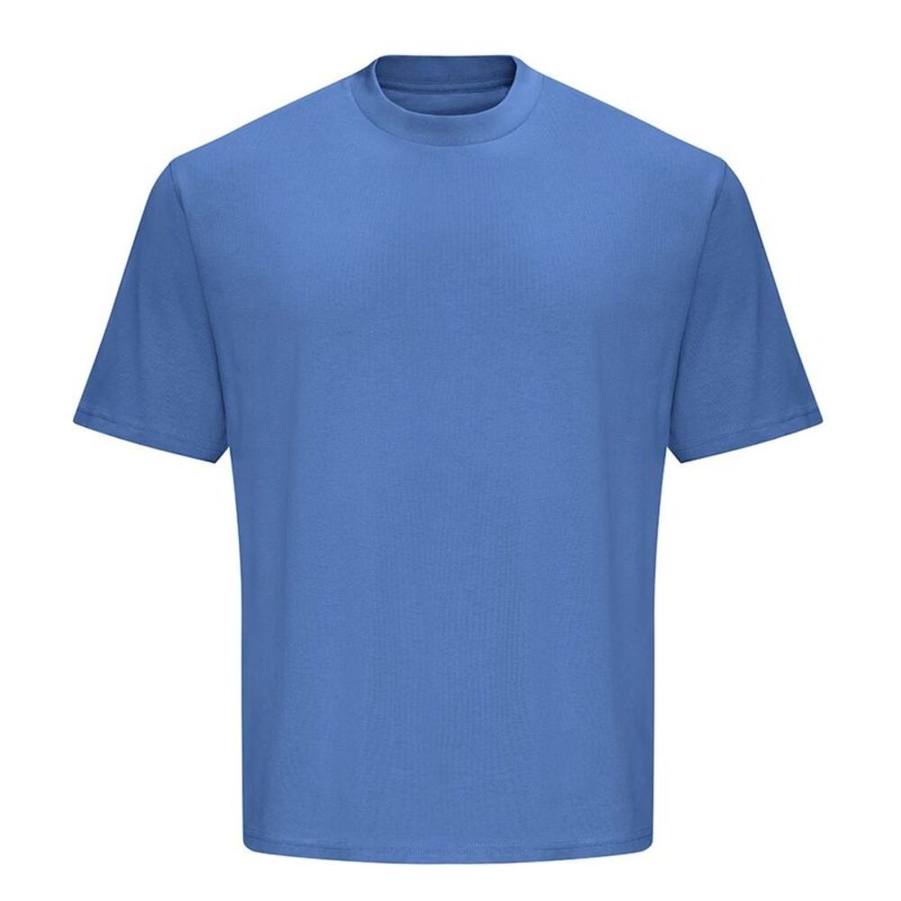 Awdis Mens Heavyweight Boxy T-Shirt / Atlantic Blue